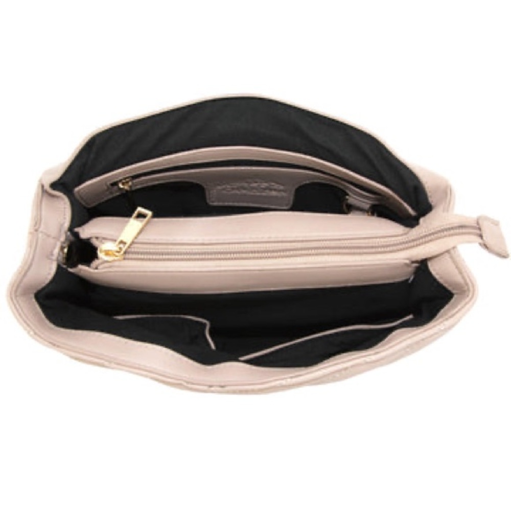 Elegant Quilted Pink Shoulder Bag - Picture 4 of 6